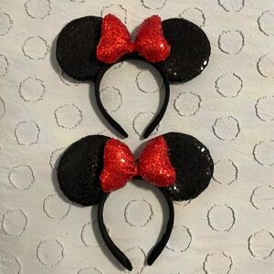 Minnie Mouse Ears- Fits adult and child